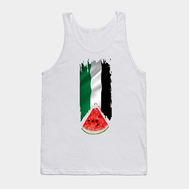 Palestine Flag Tank Top by Mugo Muncarsol